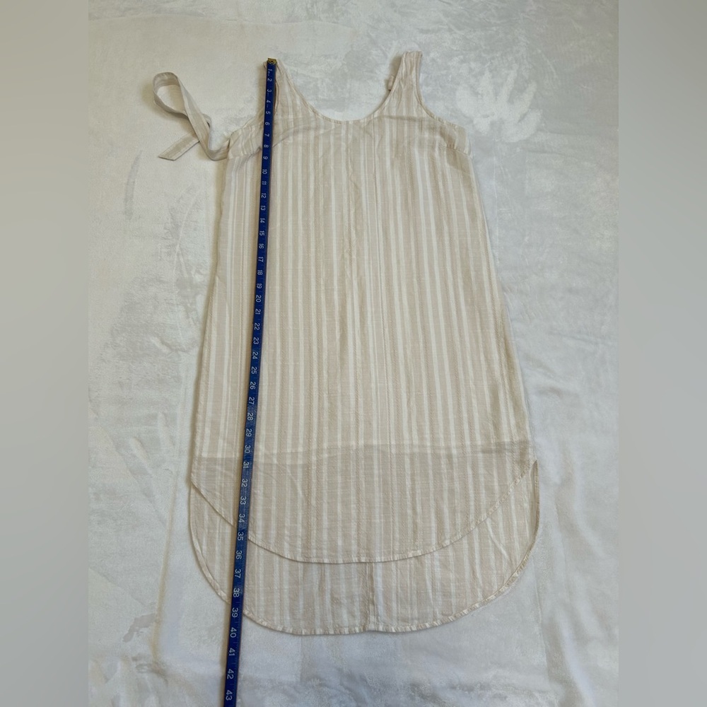 Anthropologie Cloth & Stone Tie-Back Tunic Dress | Size Medium - Picture 8 of 9